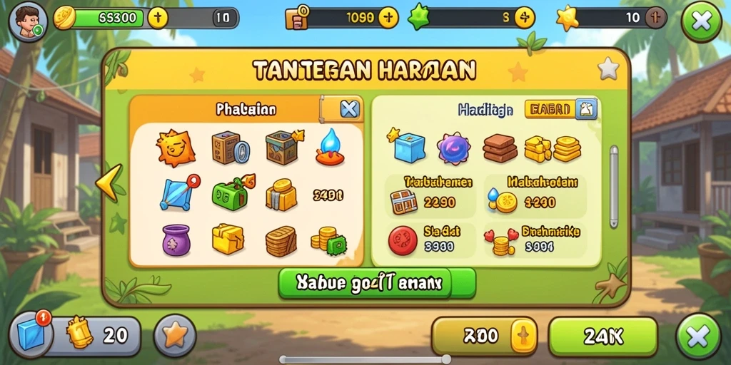 Screenshot menunjukkan karakter utama dalam aksi mendebarkan.