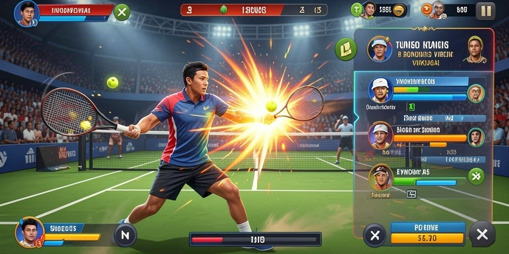 Tampilan layar utama TEMPUR99 yang memukau.